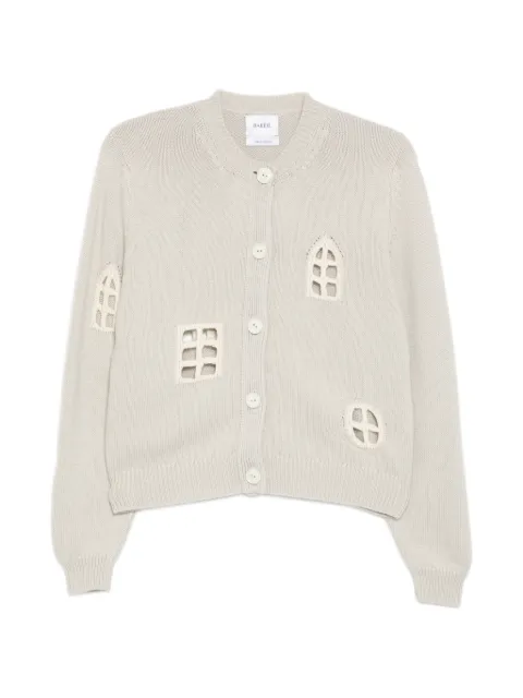 Barrie cárdigan con motivo Openwork