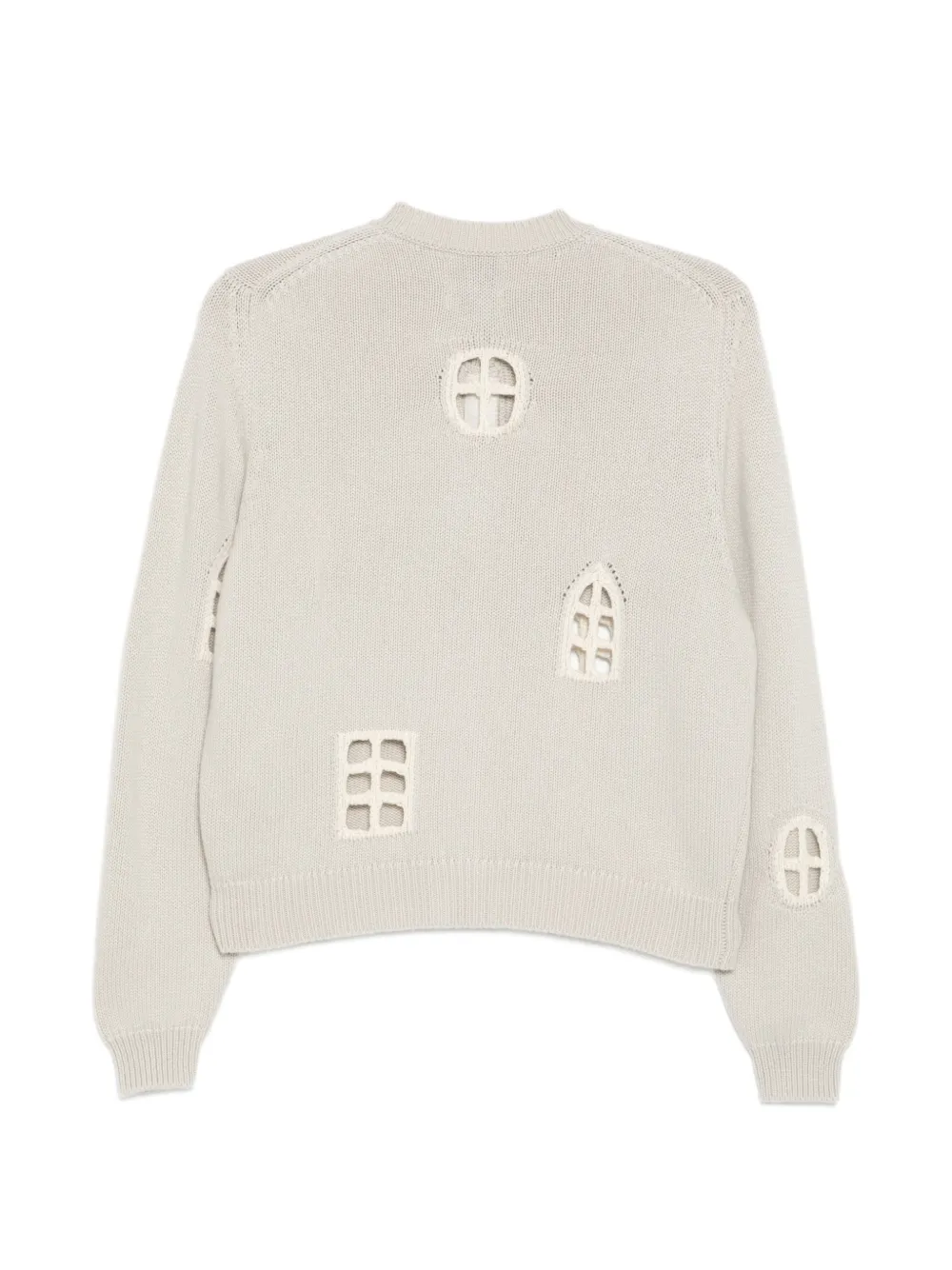  Barrie Openwork Motif Cardigan - Neutrals 