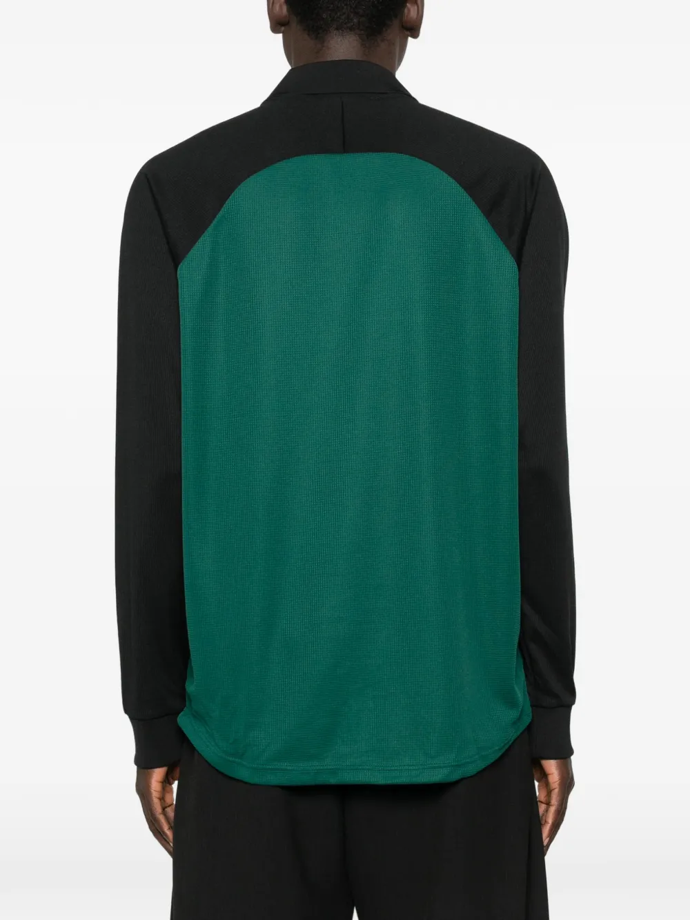 adidas long-sleeve stripe T-shirt - Verde