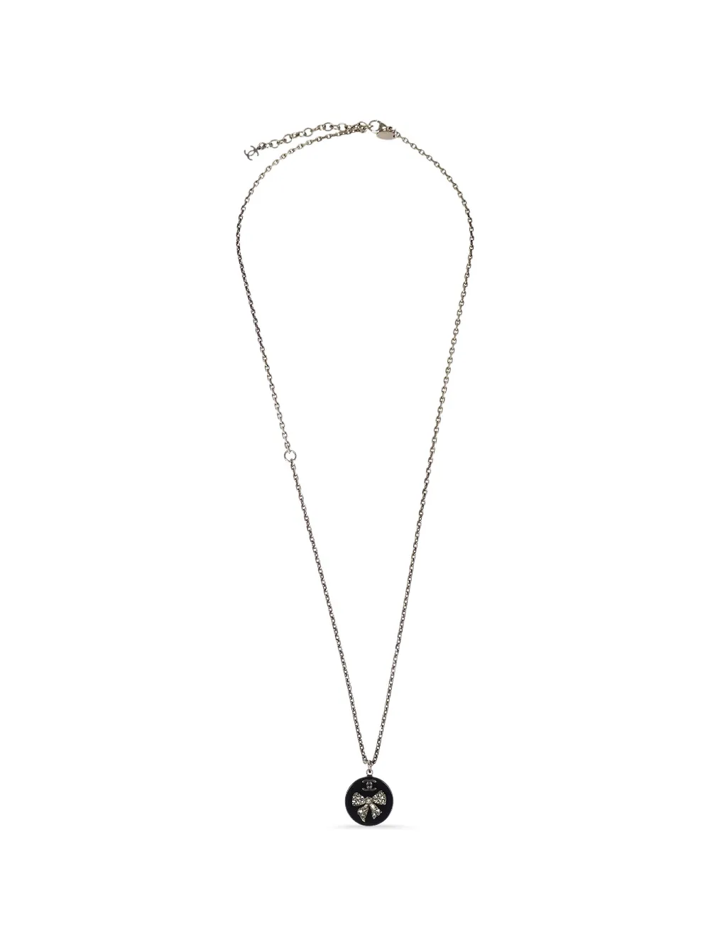 CHANEL Pre-Owned Collana con pendente 2010 - Argento