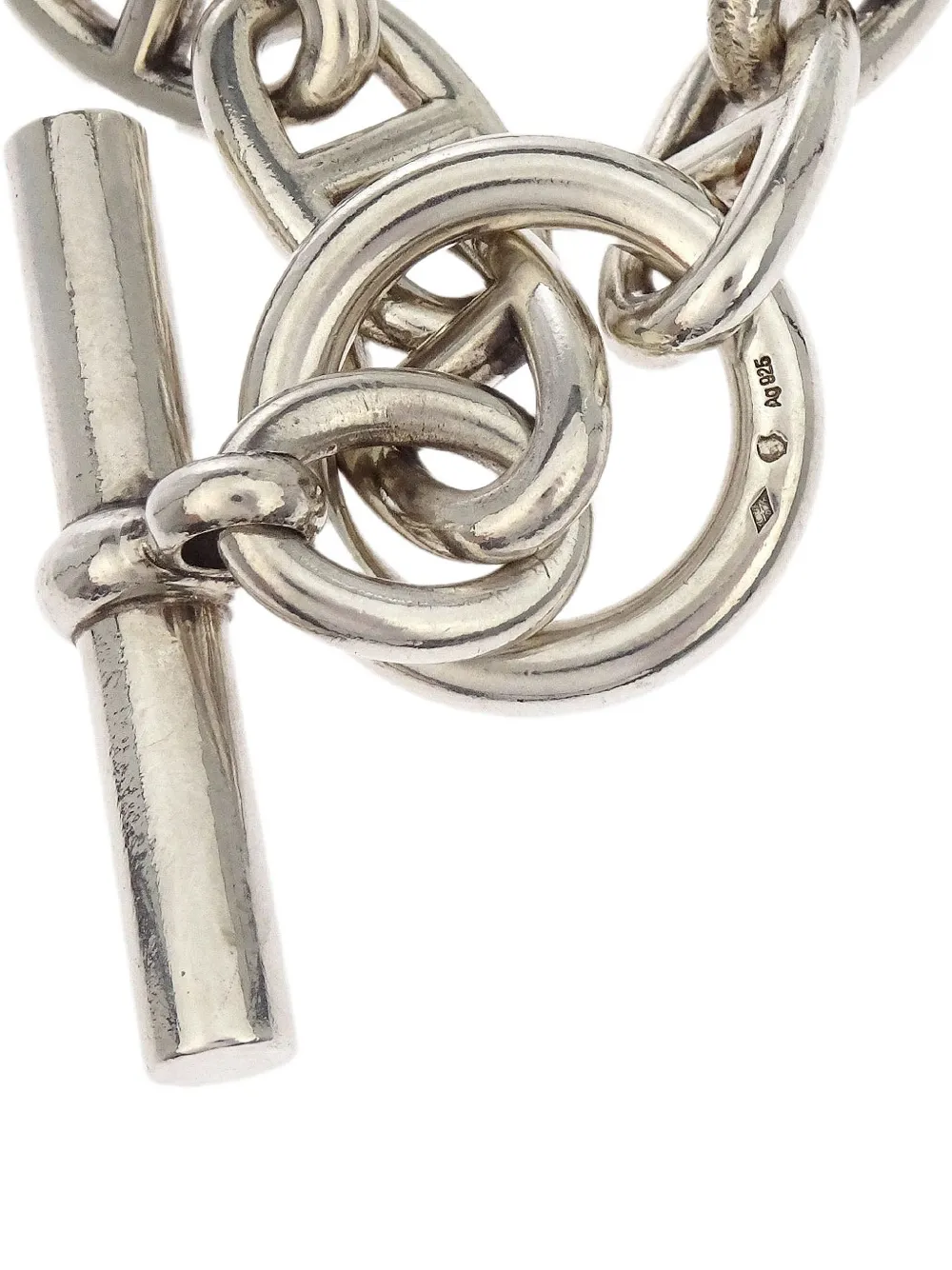 Hermès Pre-Owned 2010s polish-finish bracelet - Silver