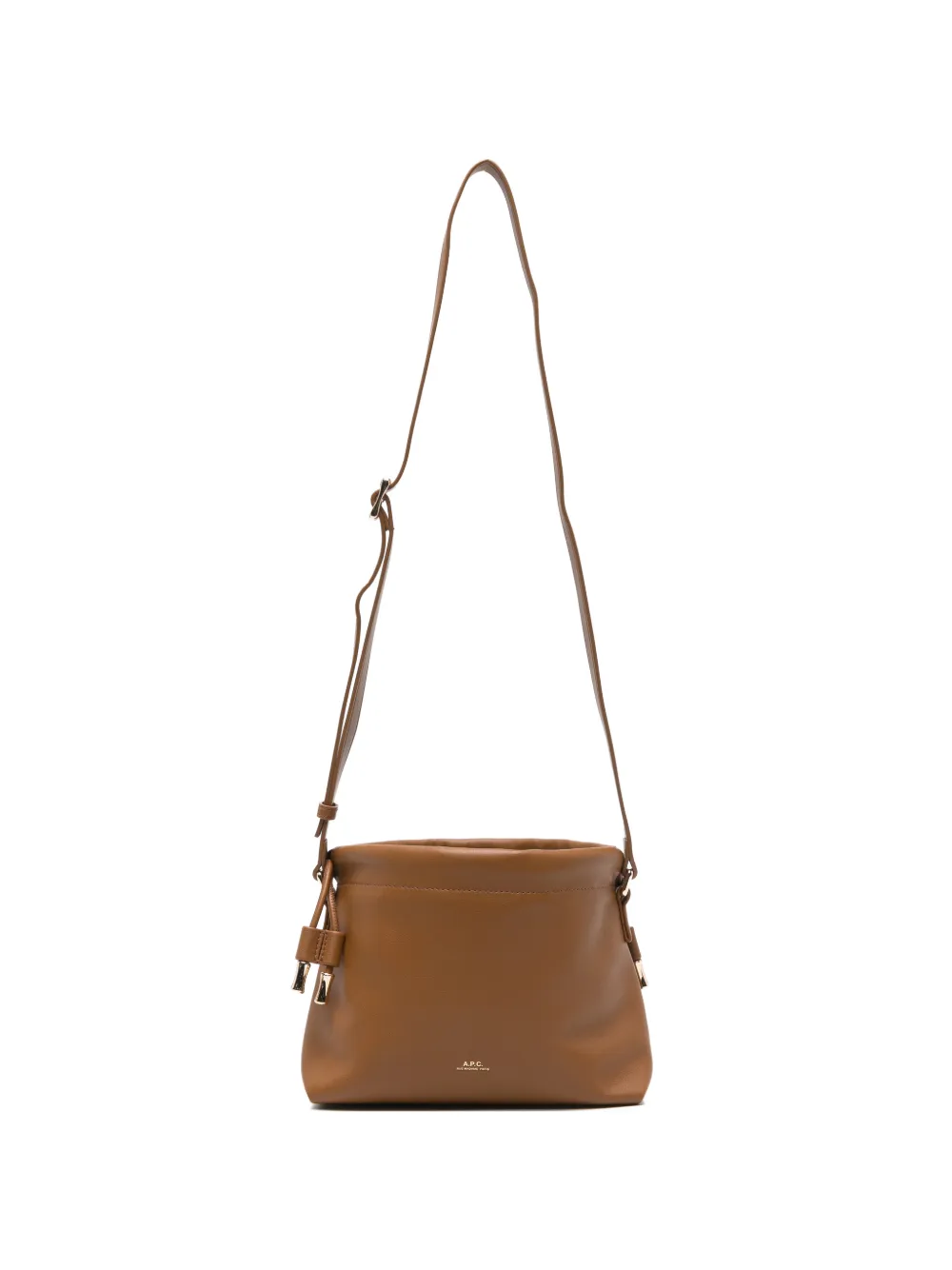 A.P.C. Ninon drawstring-fastening shoulder bag - Marrone