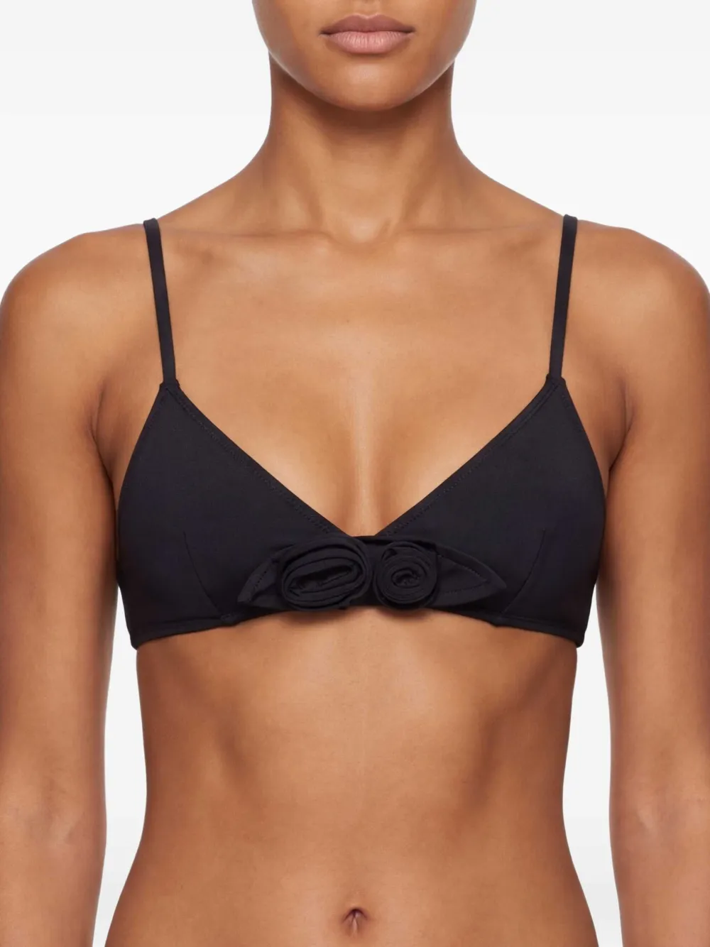Coperni Bikinitop met rozet-detail Zwart