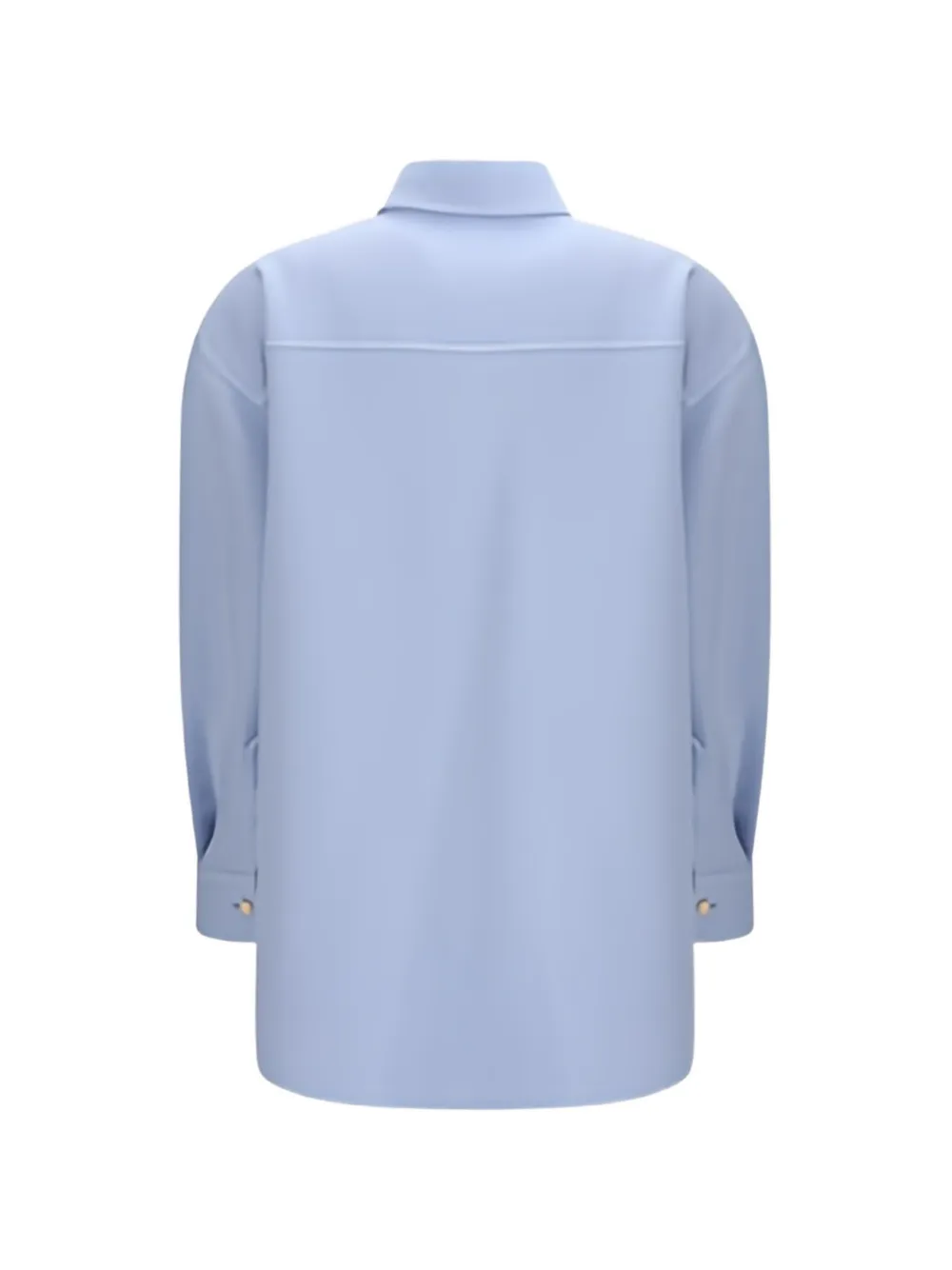Fabiana Filippi buttoned chest-pocket shirt - Blauw
