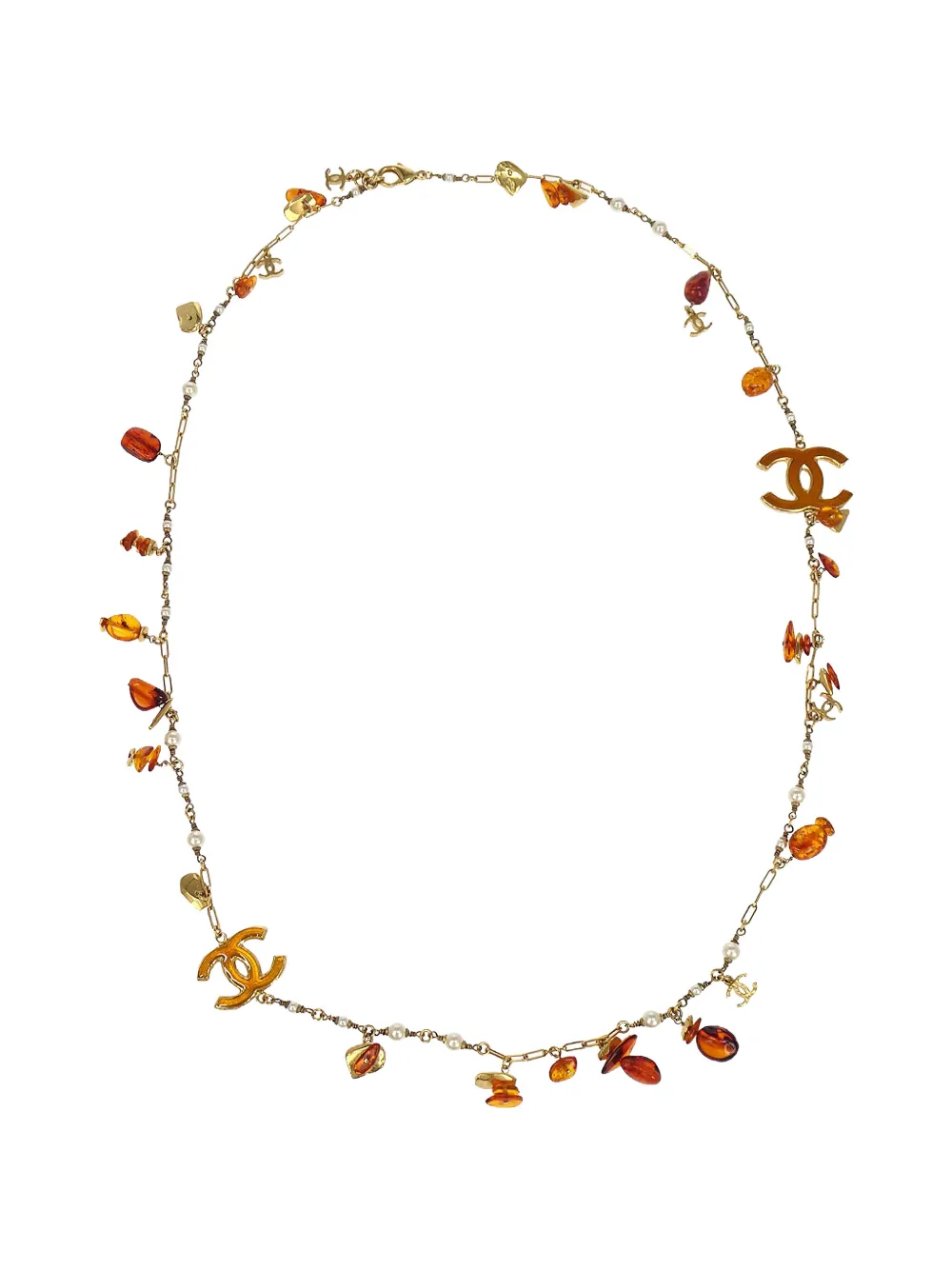 CHANEL Pre-Owned Collana a catena 2011 - Oro