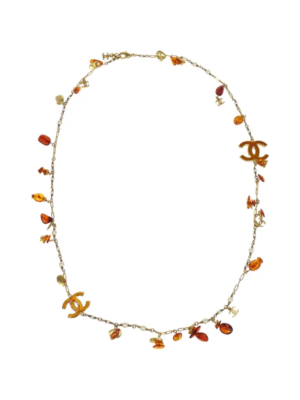 Chanel Pre-owned 2011 Chain Necklace in Gold