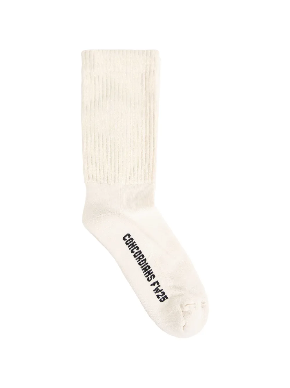 Rick Owens ribbed mid-calf socks - Toni neutri