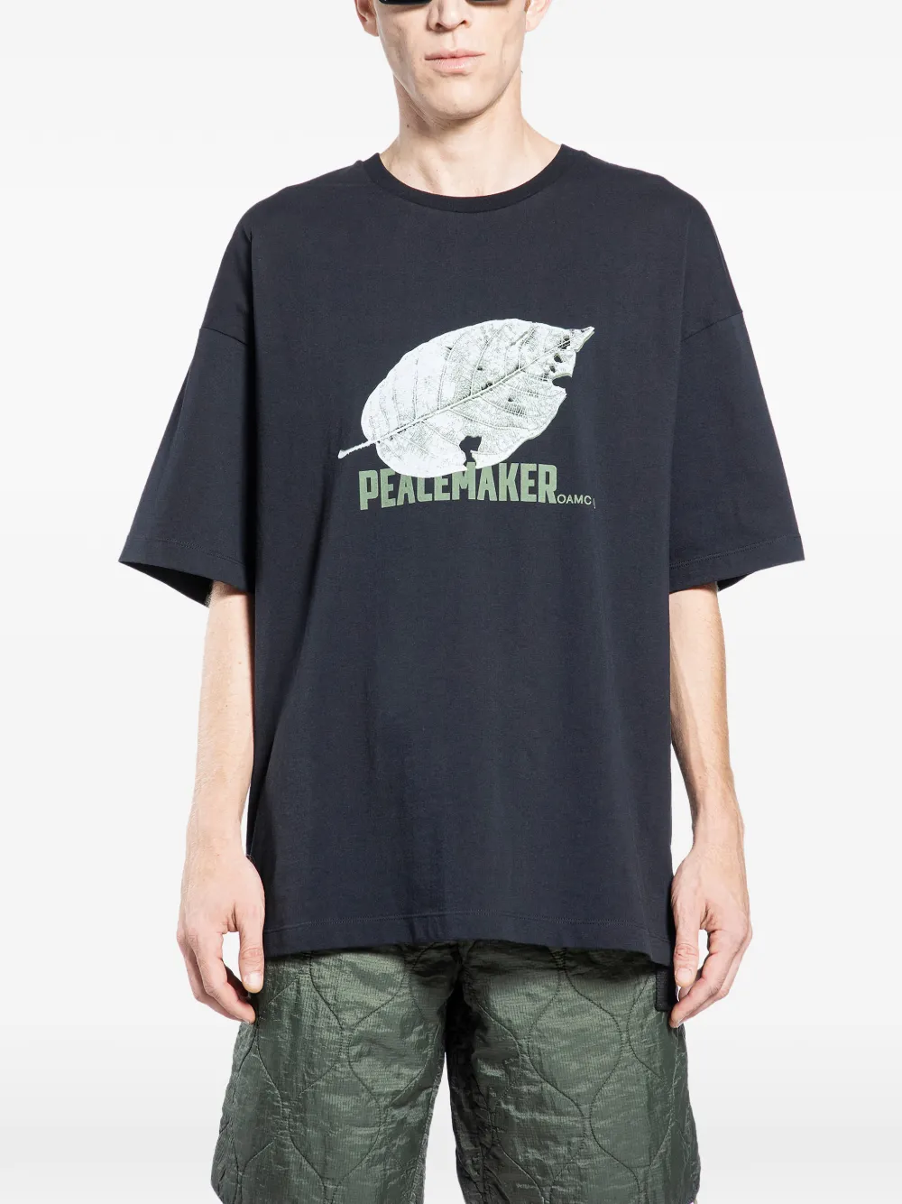 OAMC printed T-shirt - Zwart