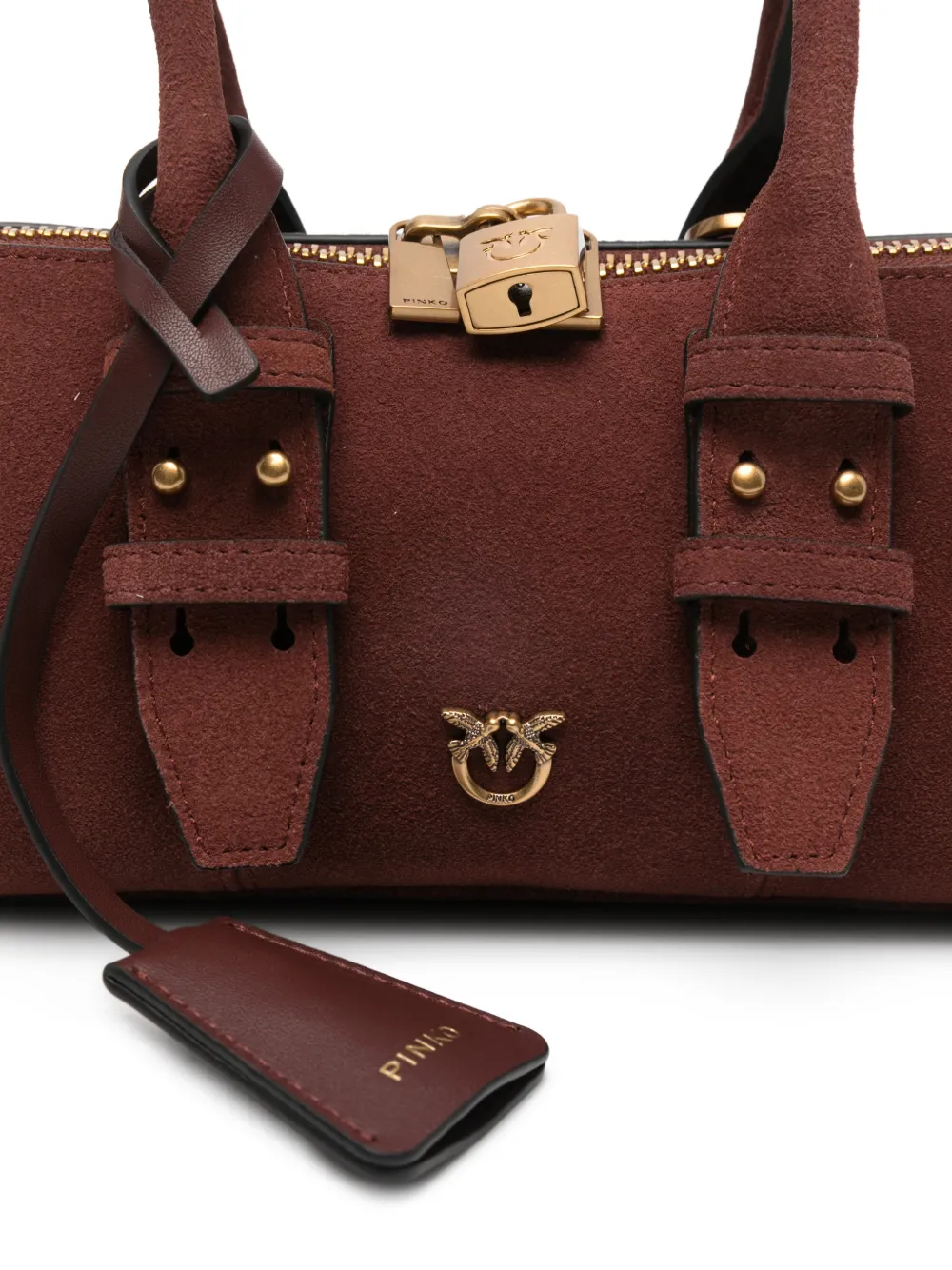 PINKO Escape kleine shopper Rood