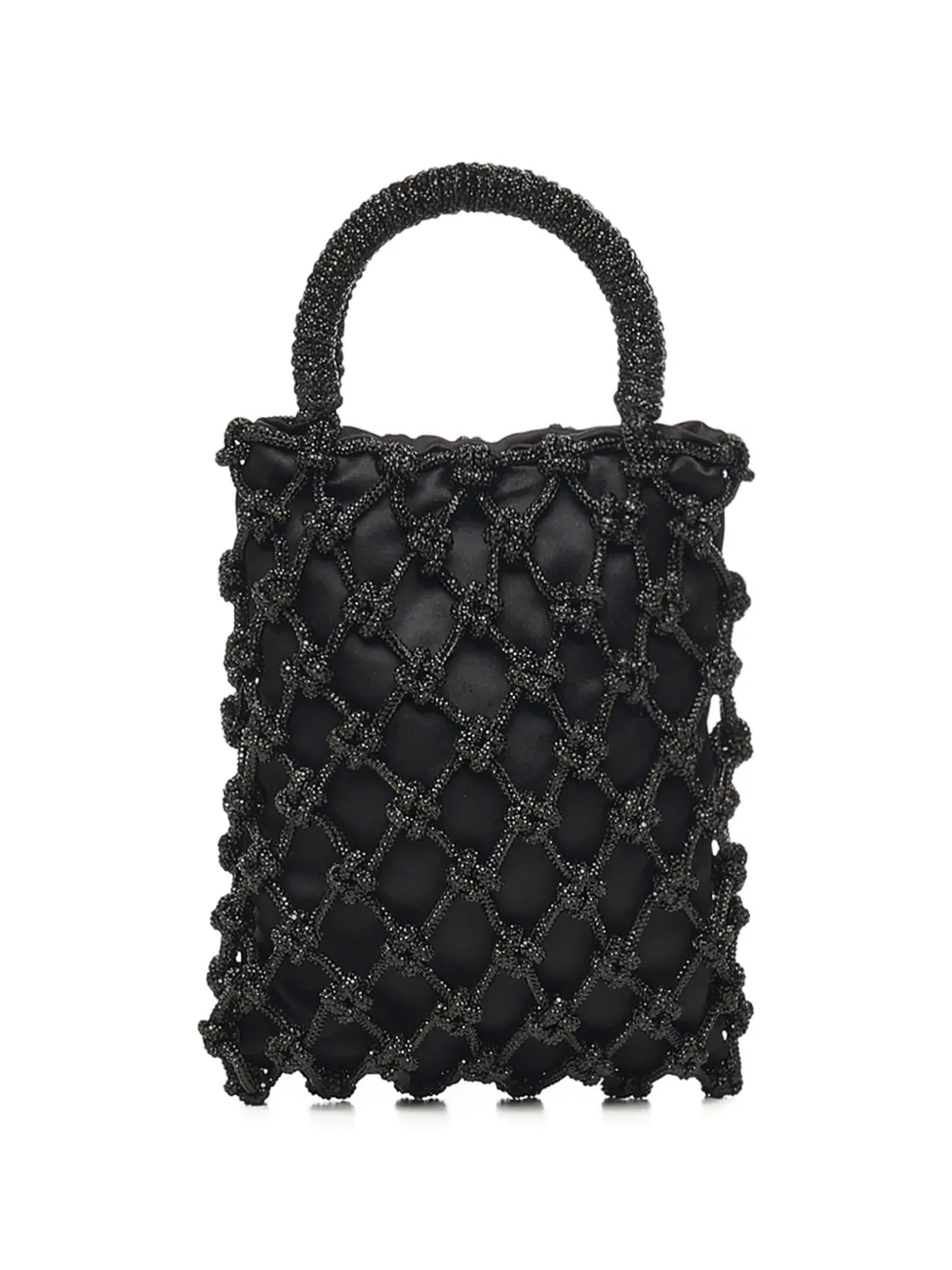 Rosantica crystal-embellishment top-handle tote bag - Zwart