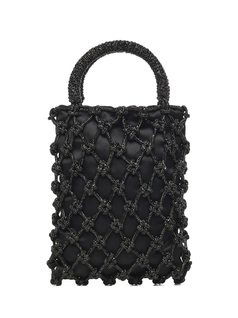 Rosantica crystal-embellishment top-handle tote bag - Nero