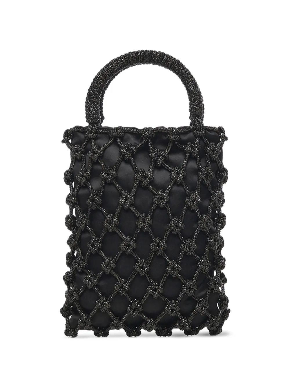 Rosantica crystal-embellishment top-handle tote bag - Nero