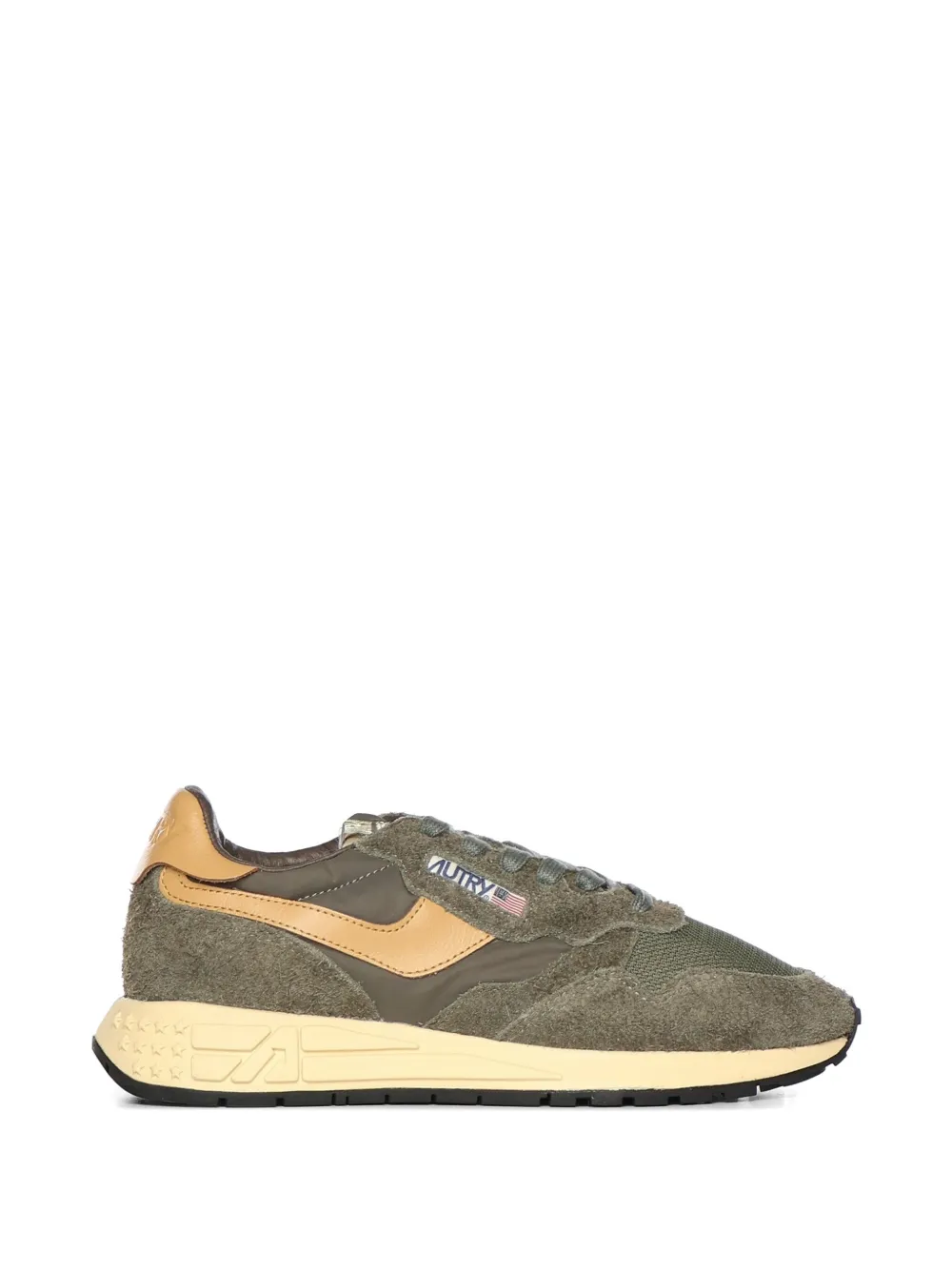 Autry panelled detail sneakers Groen