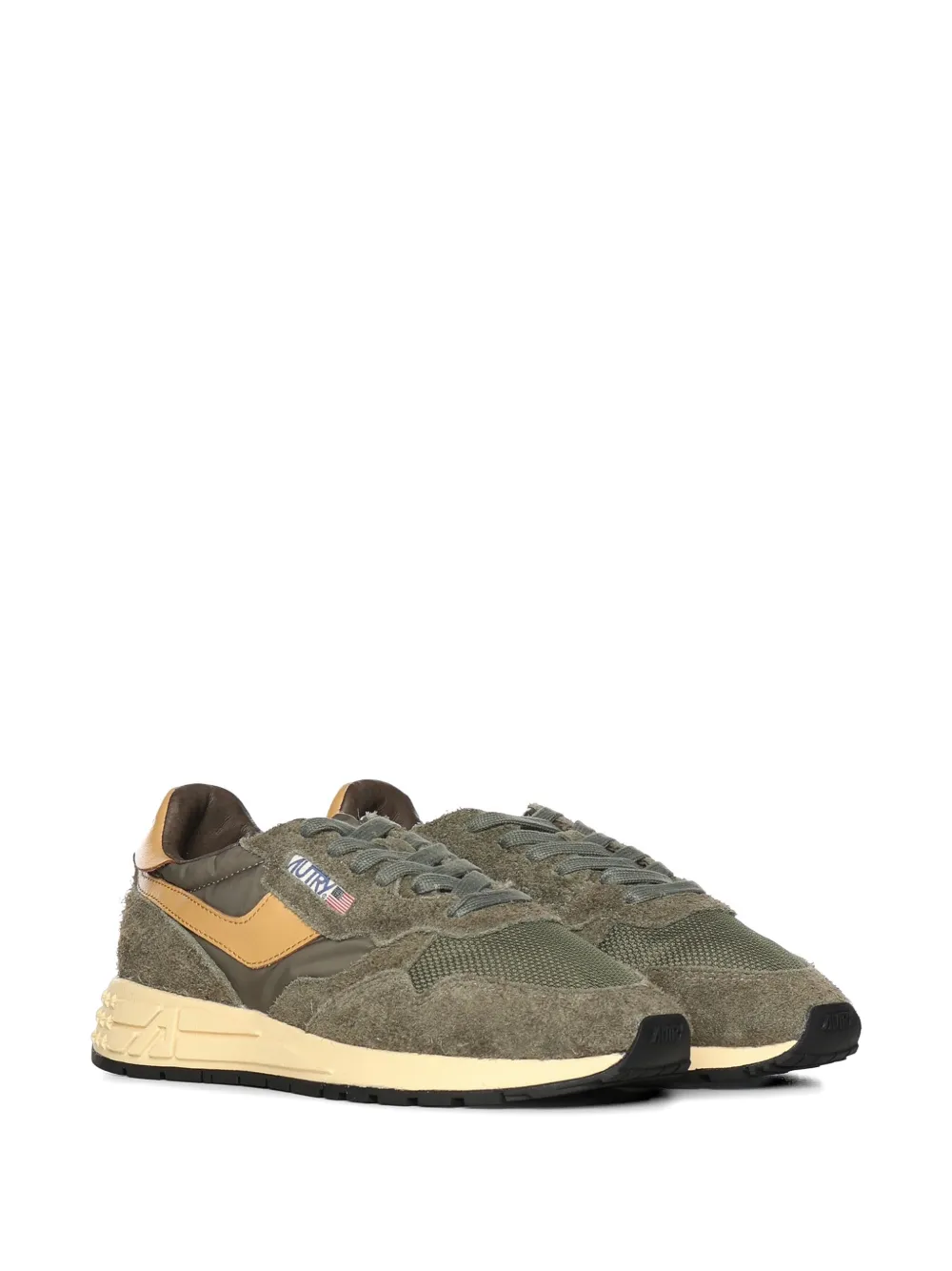 Autry panelled detail sneakers Groen