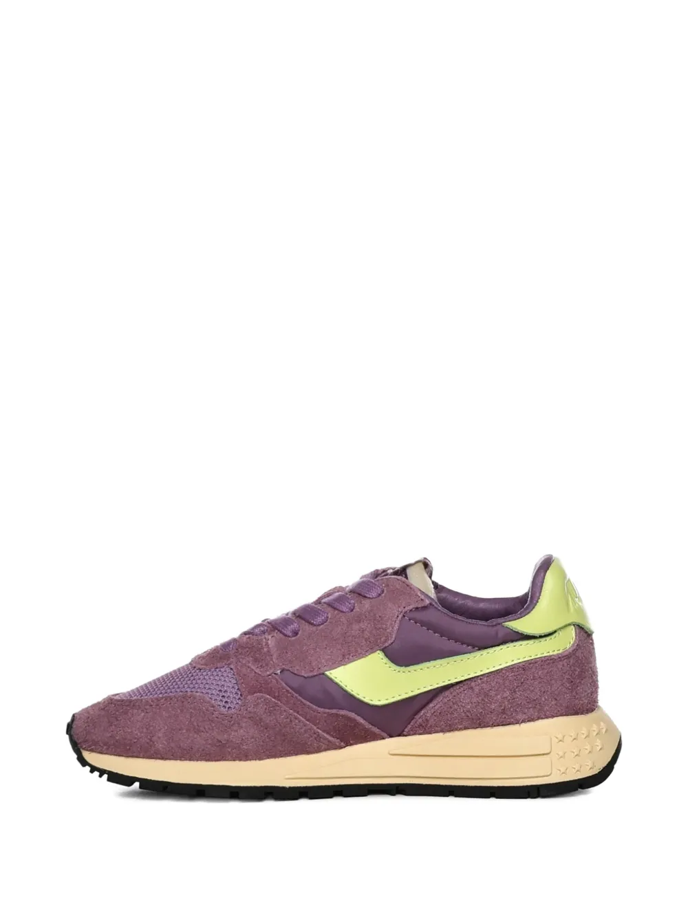 Autry Leren sneakers met mesh Paars