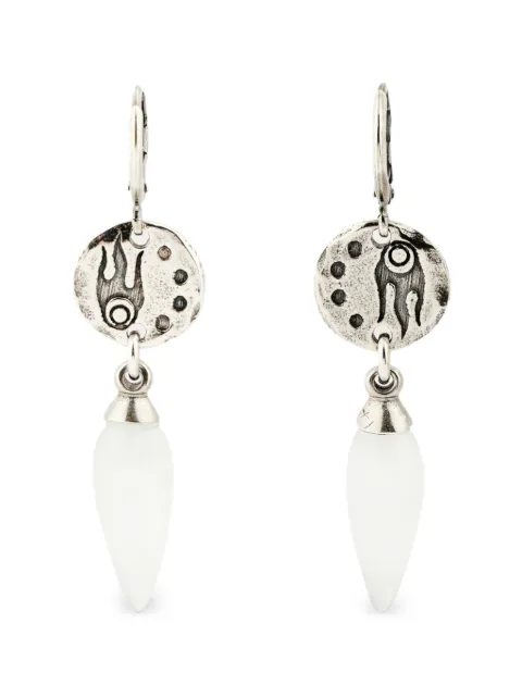 Gem Kingdom tiger-eye drop earrings