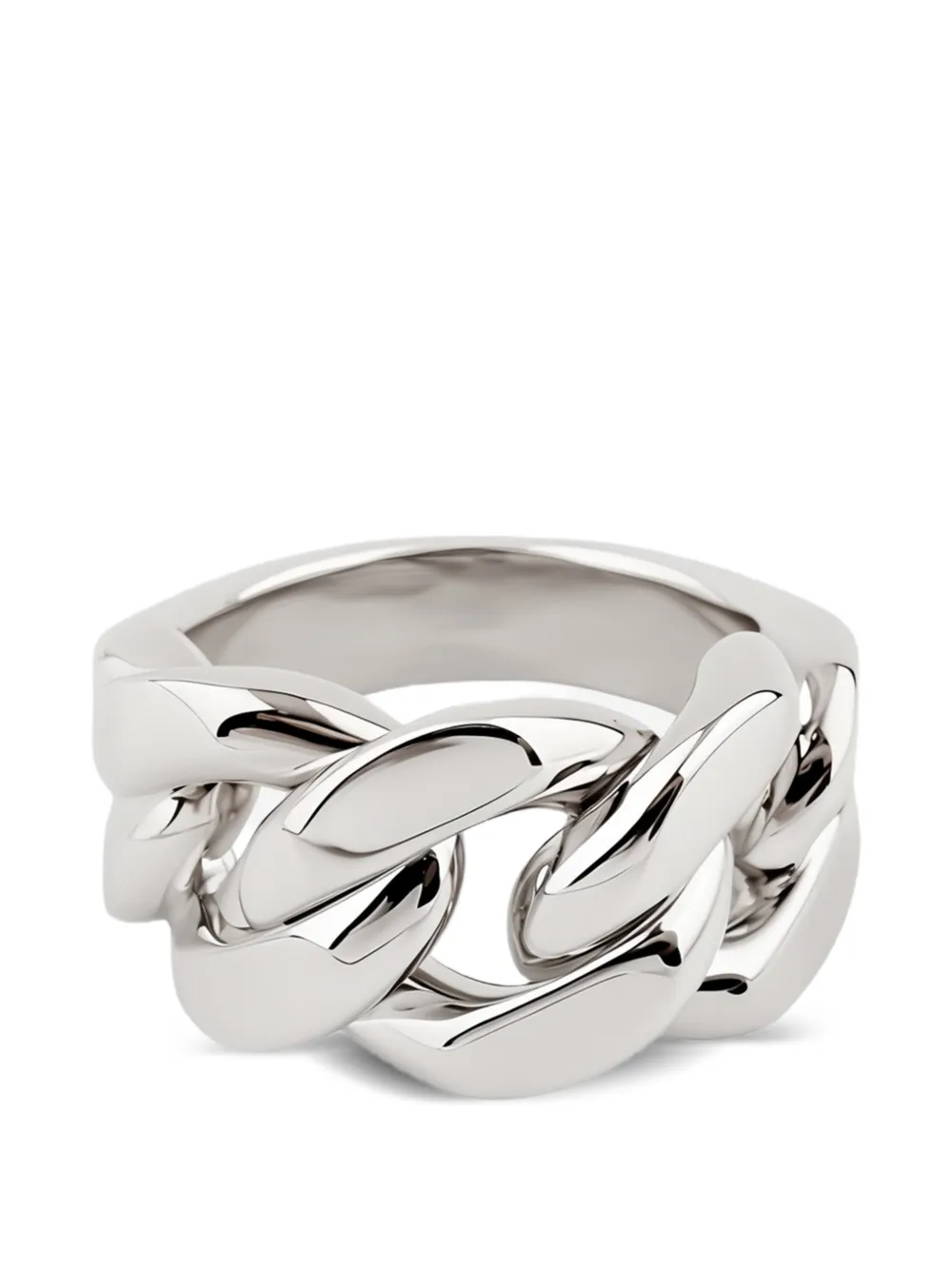 Tom Wood Dean's chain silver ring - Argento