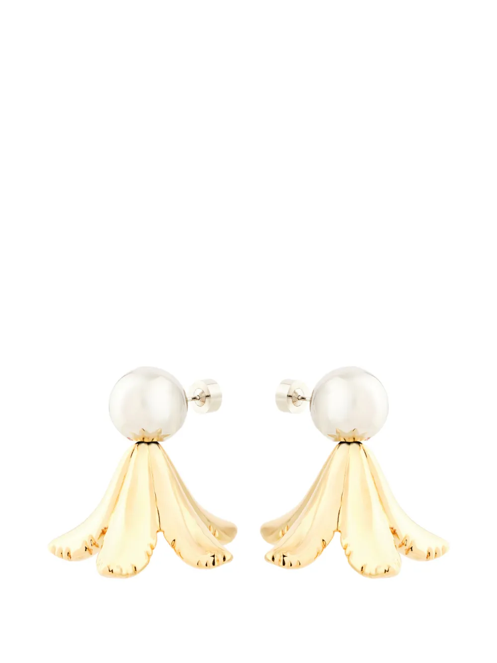 Marni flower drop earrings - Oro