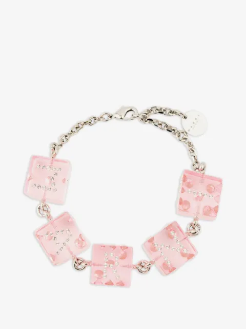 Marni cube-bead crystal bracelet