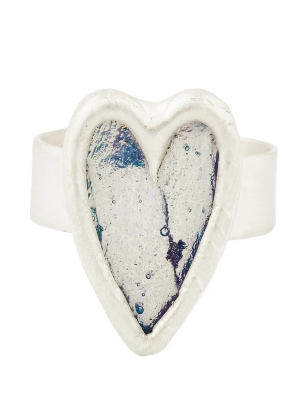 Poison Drop Lab Heart Ring In Multi