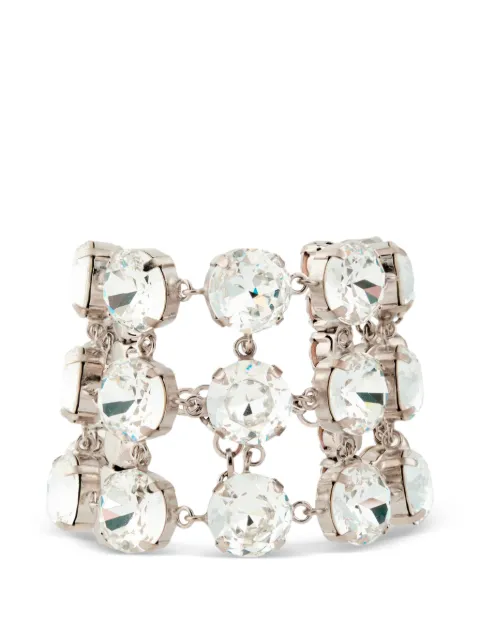 Moschino crystal tracks bracelet