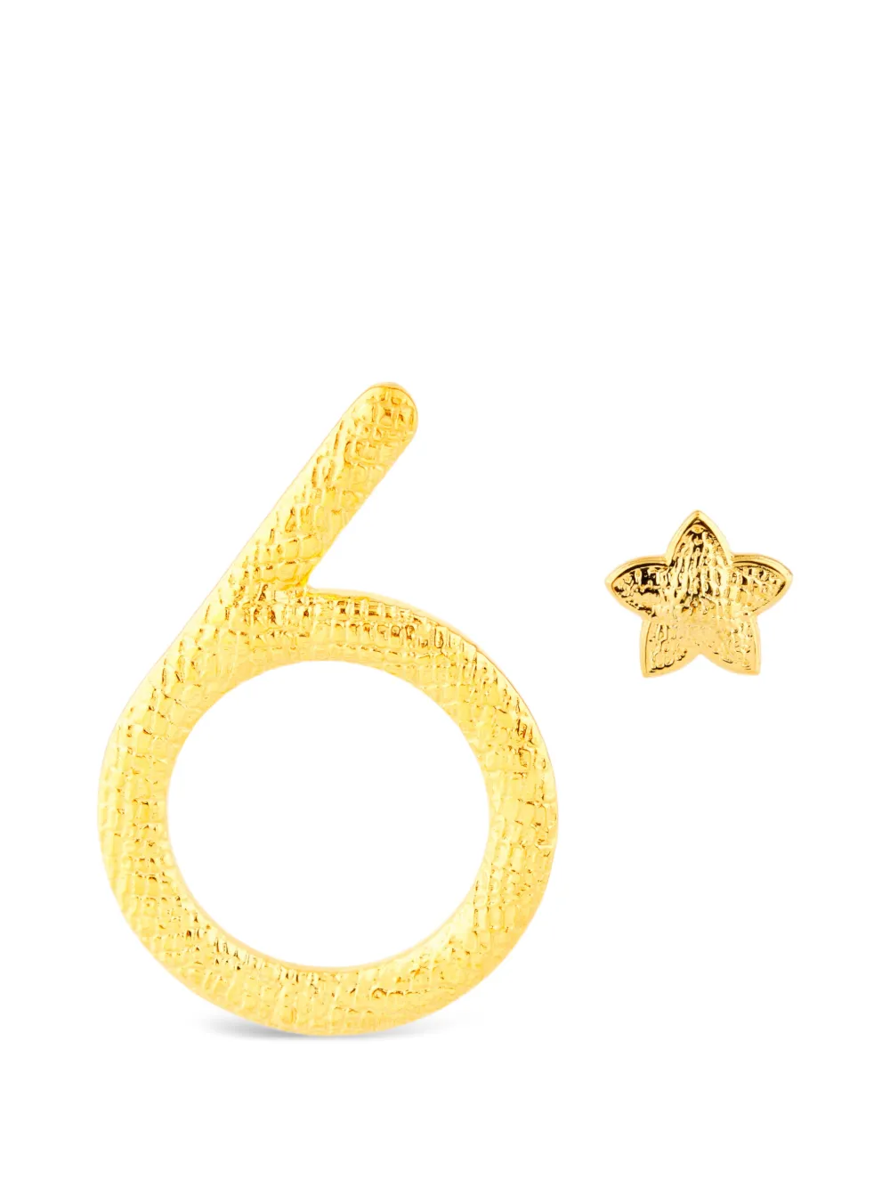 Natia X Lako number 6 earrings - Oro