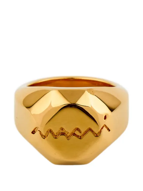 Marni embossed signet ring