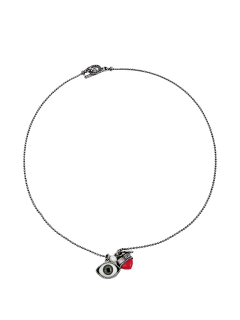 Gem Kingdom eye-pendant necklace