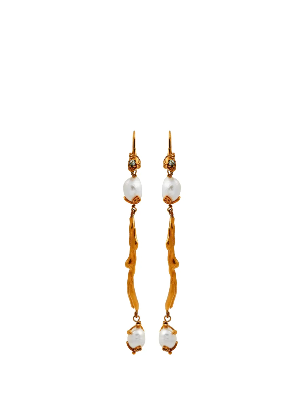 Marni long earrings - Oro