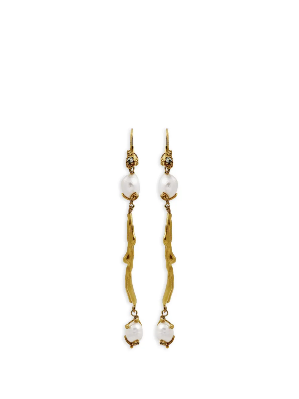Marni long earrings - Oro