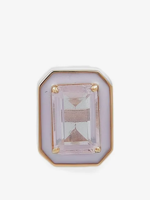 Herald Percy Diamonds aretes esmaltados con topacio