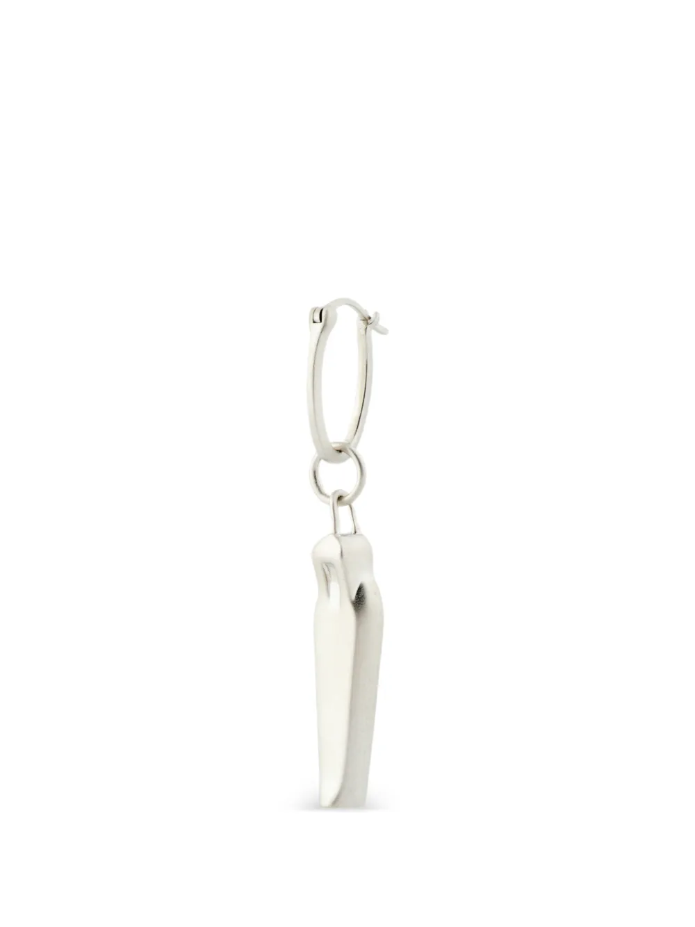 Rick Owens sarcophagus single earring - Argento