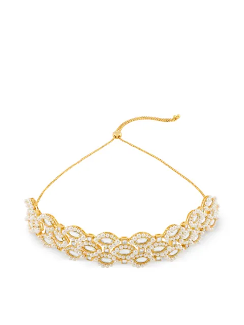 ISHARYA Noor glass choker necklace