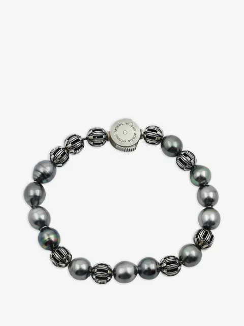 mosais faux-pearl beads bracelet