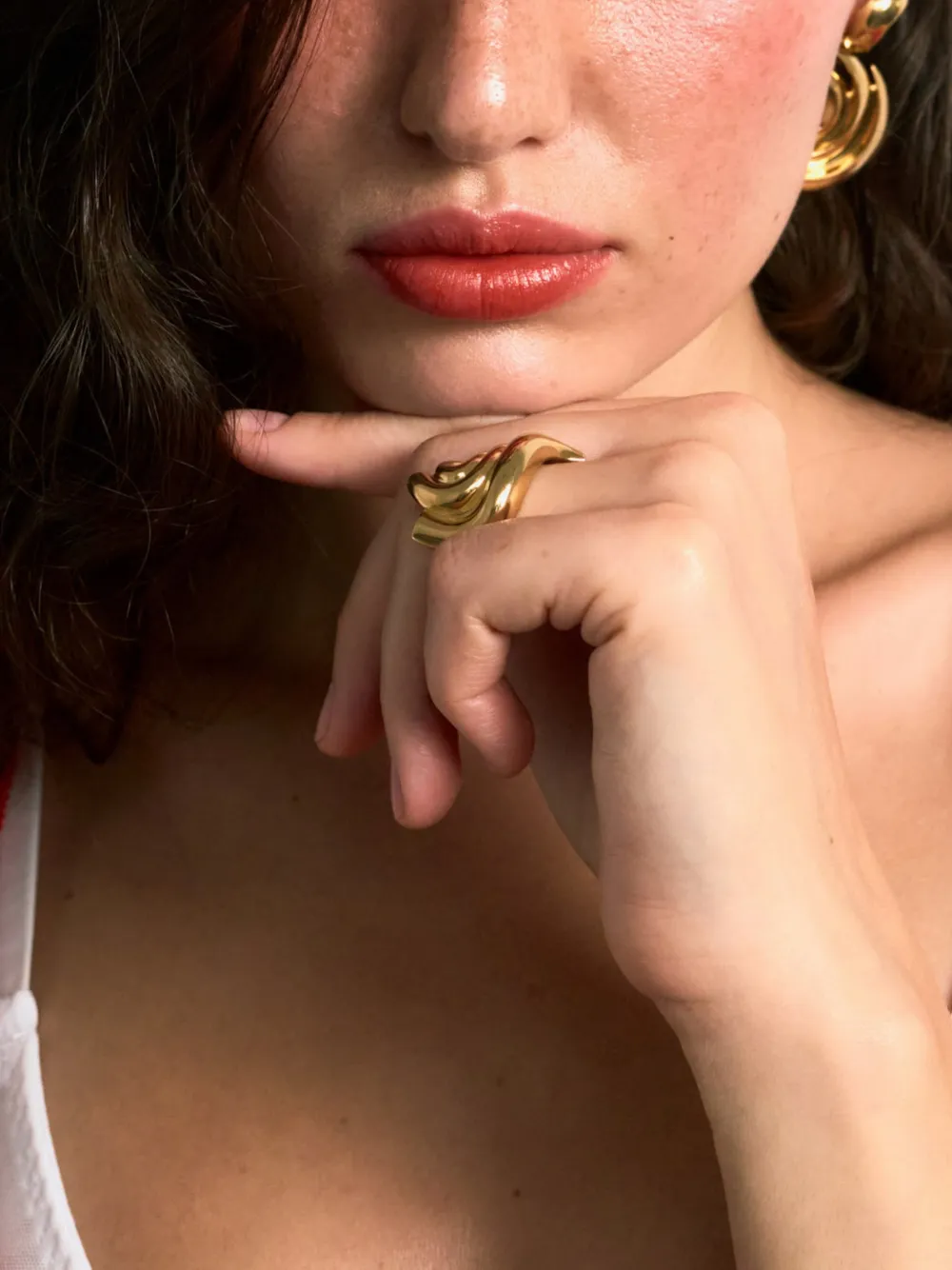 Brose moorish gold-tone ring - Oro