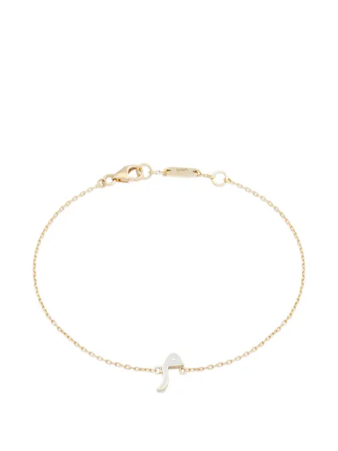 Bil Arabi enamel letter-detail bracelet