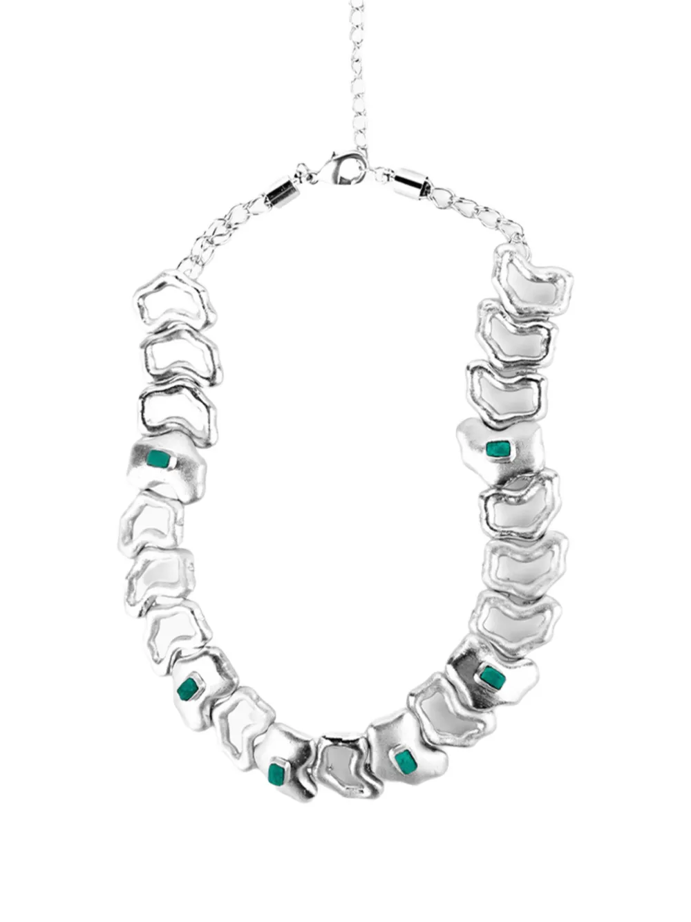 FENOMENA Ciclo geometric-design necklace - Argento