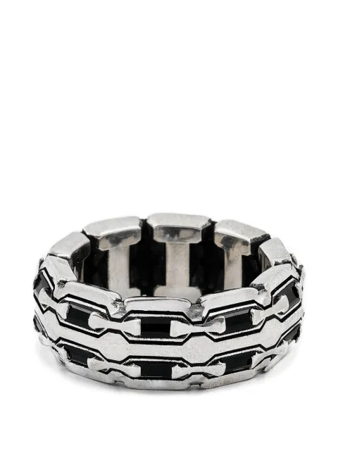 mosais spinel silver ring