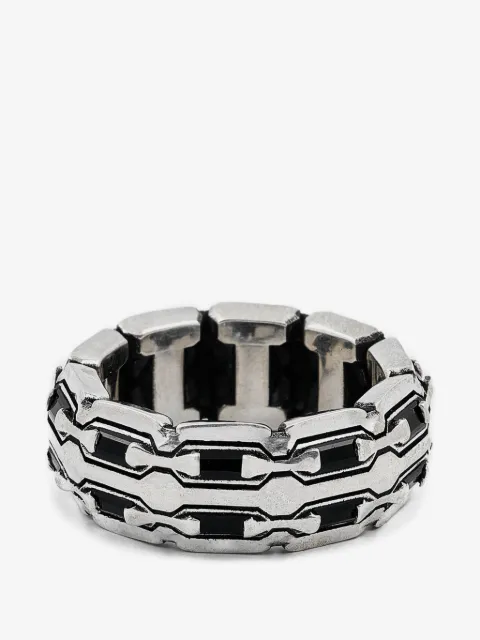 mosais spinel silver ring