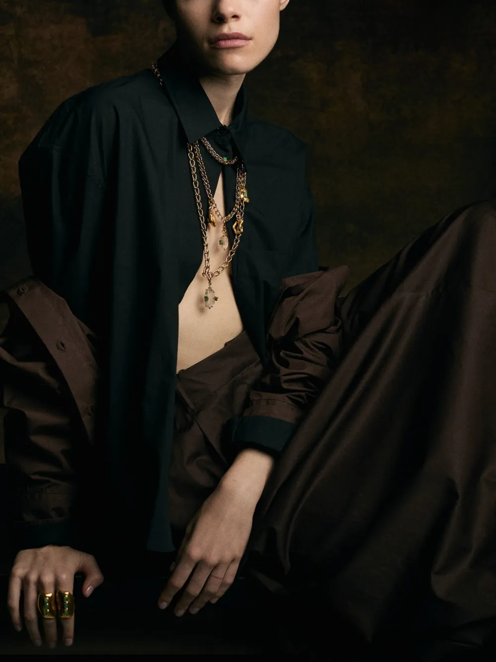 FENOMENA 참 디테일 네크리스 | 남성 | Image 2