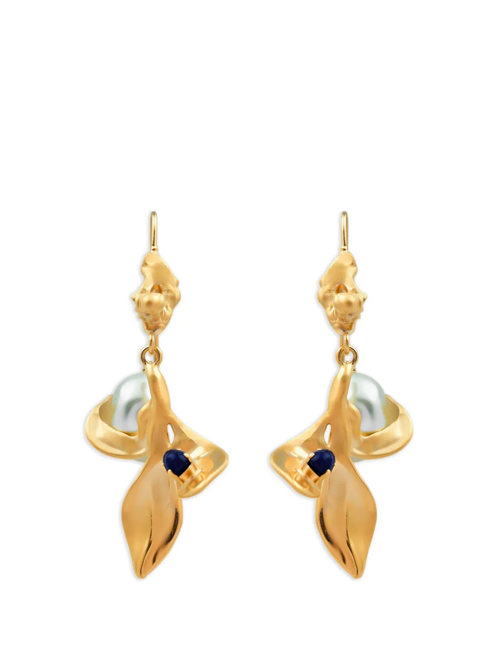 Marni серьги с жемчугом | золотистый | Image 1