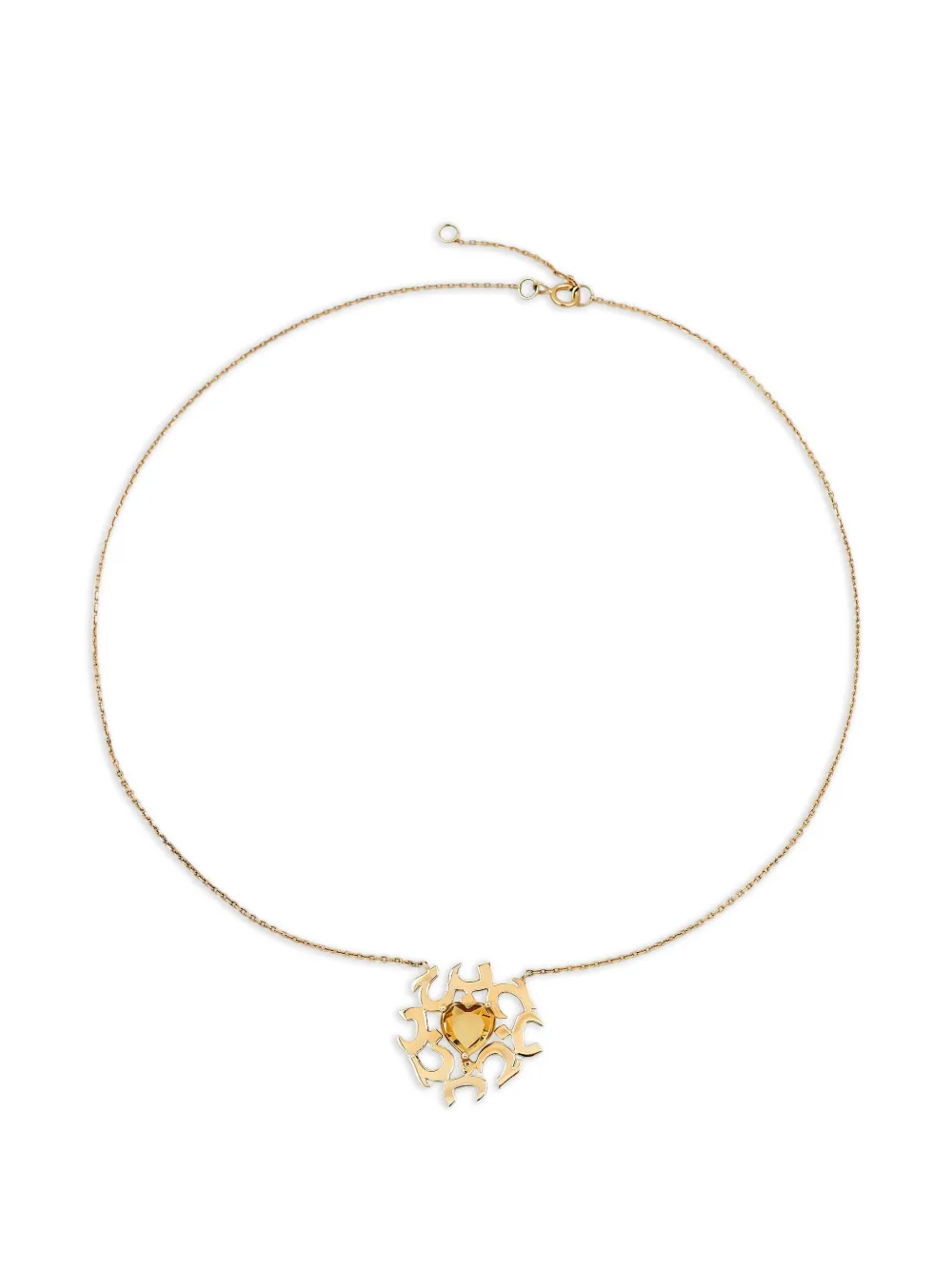 Bil Arabi Heart Yellow-gold Necklace