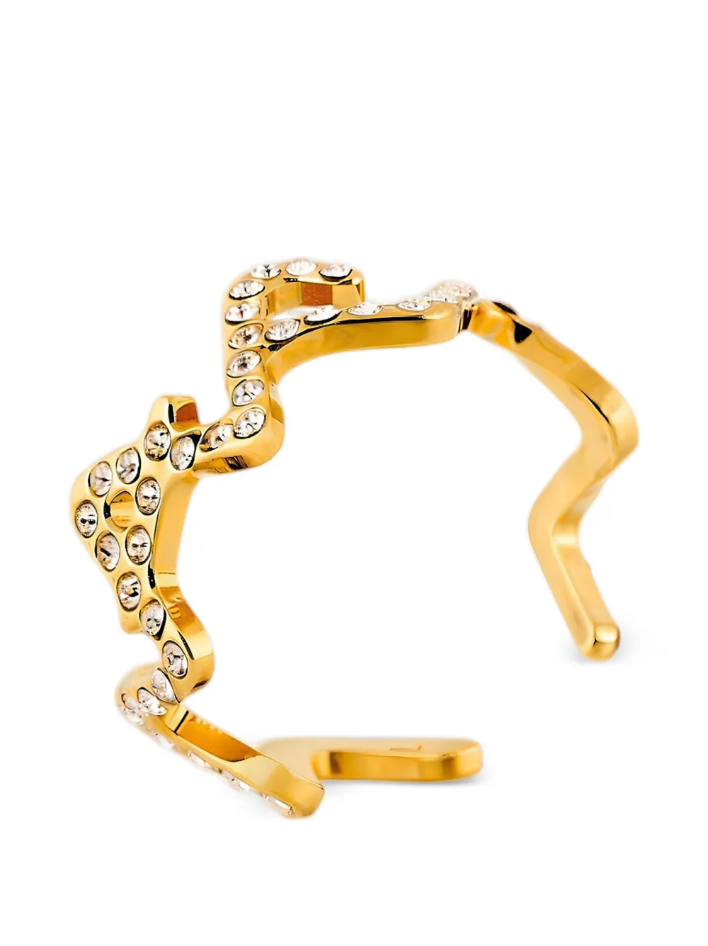 Marni Slim Crystal Ring In Multi