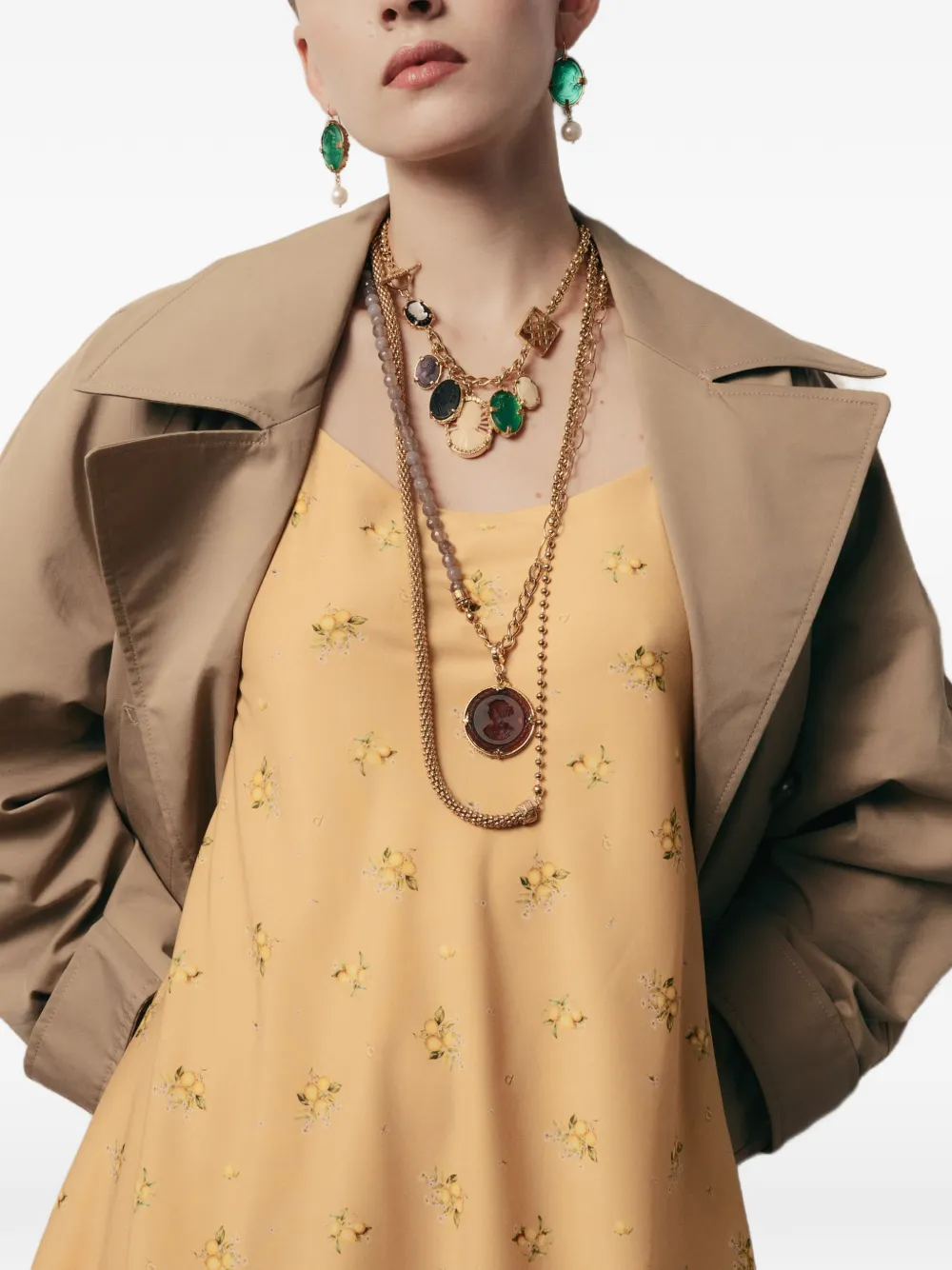 Gem Kingdom 玛瑙链式项链 | 男士 | Image 2