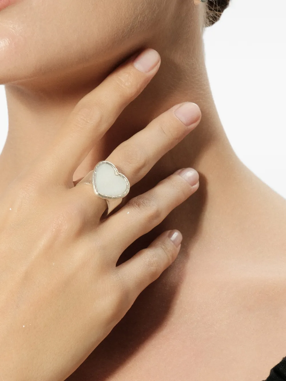 Poison Drop Lab 하트 모티프 링 | 남성