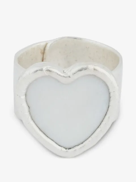 POISONED HEARTS anillo con motivo de corazón