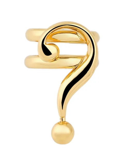 Moschino question mark double ring