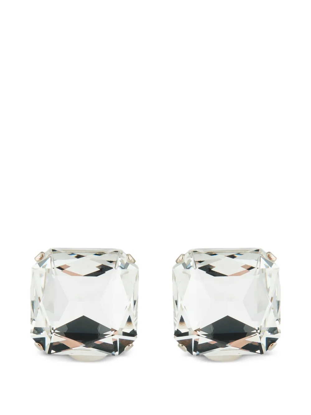 Moschino 크리스털 이어링 | 화이트 | Image 1