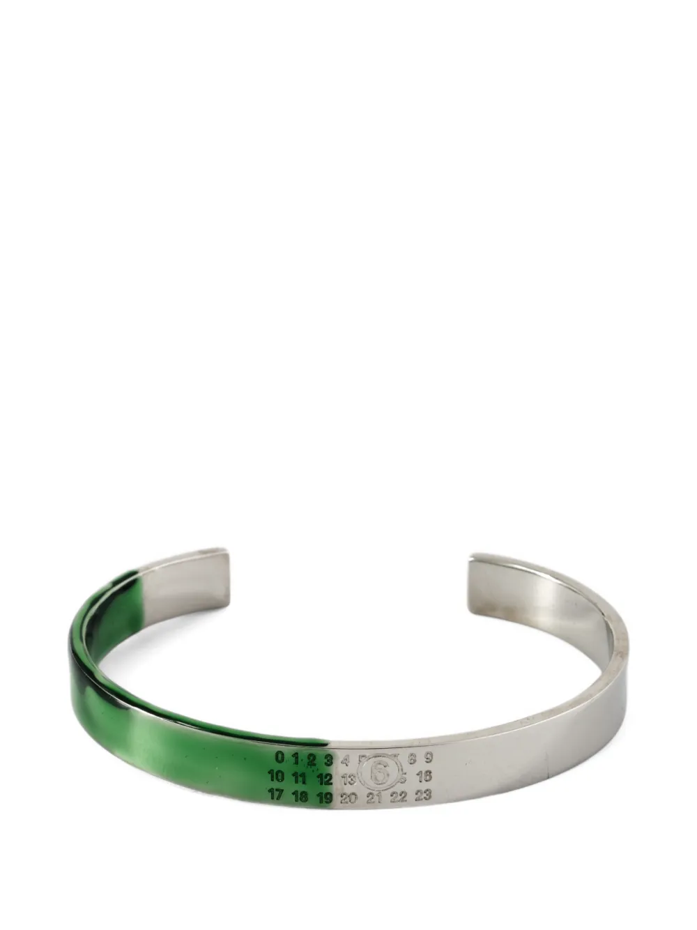 MM6 Maison Margiela open element bracelet - Argento
