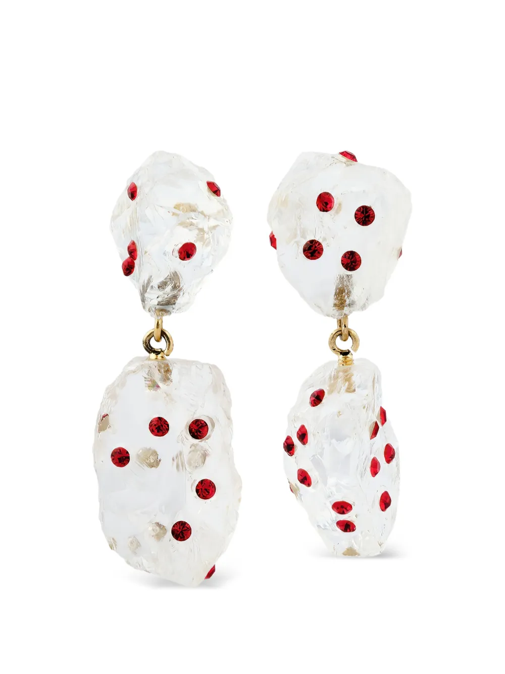 Marni Pietra Dura earrings - Bianco